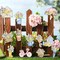 36 Pcs Spring Flower Wooden Ornaments Sunflower Tulip Lavender Tree Decoration Floral Gnome Hanging Wood Cutout Pastel Spring Decor for Home Small Tree Party(Tulip)